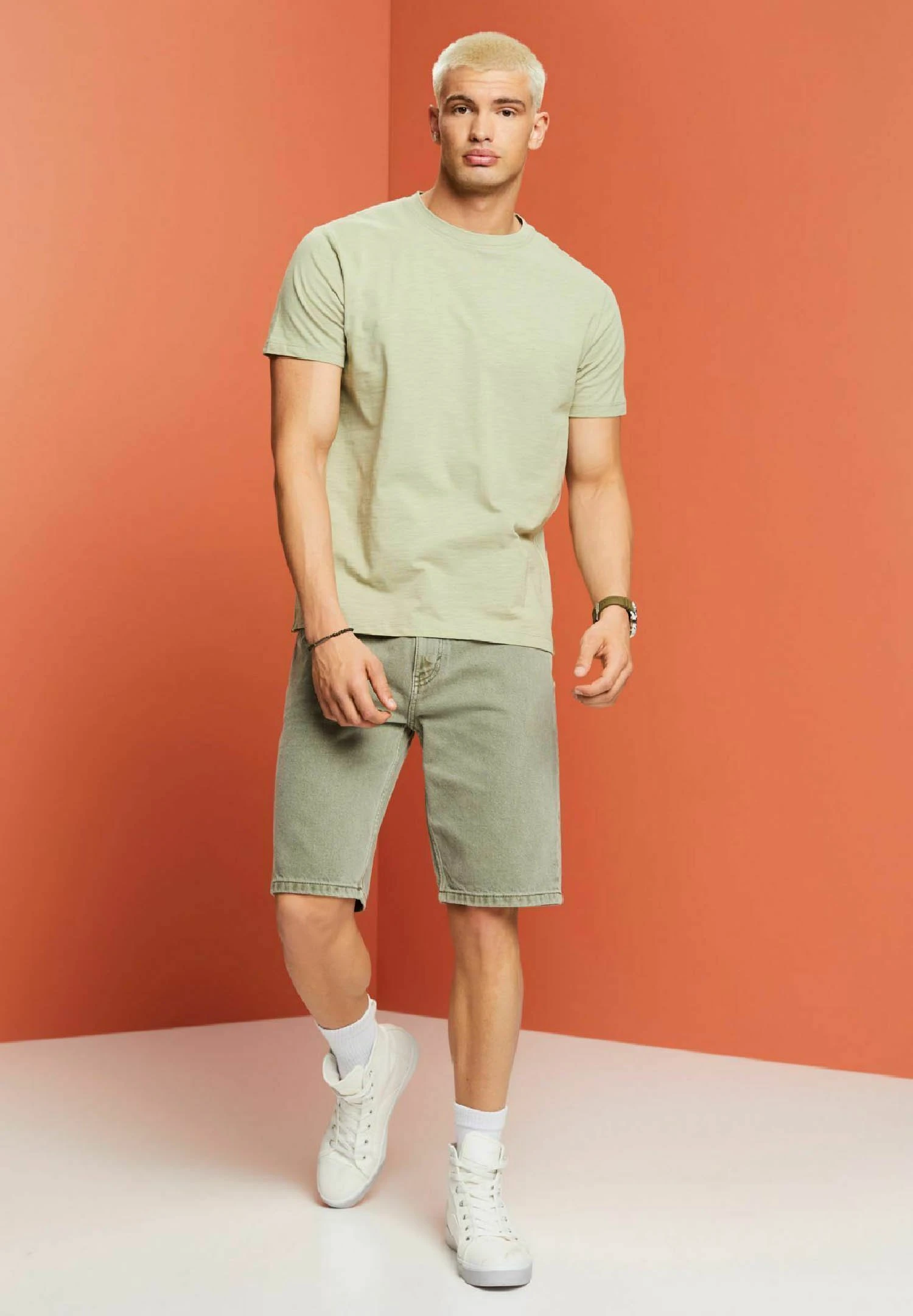 ESPRIT T-Shirt Basic - Light Green 3 ESPRIT T-Shirt Basic - Light Green - Afbeelding 3