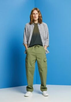 ESPRIT Streifen Mit Anteil - Overhemd - Black -ESPRIT Winkel 795a98664771490db42f1c7944437d33