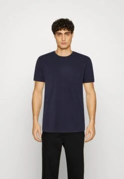ESPRIT Nebu Dye - T-Shirt Basic - Navy