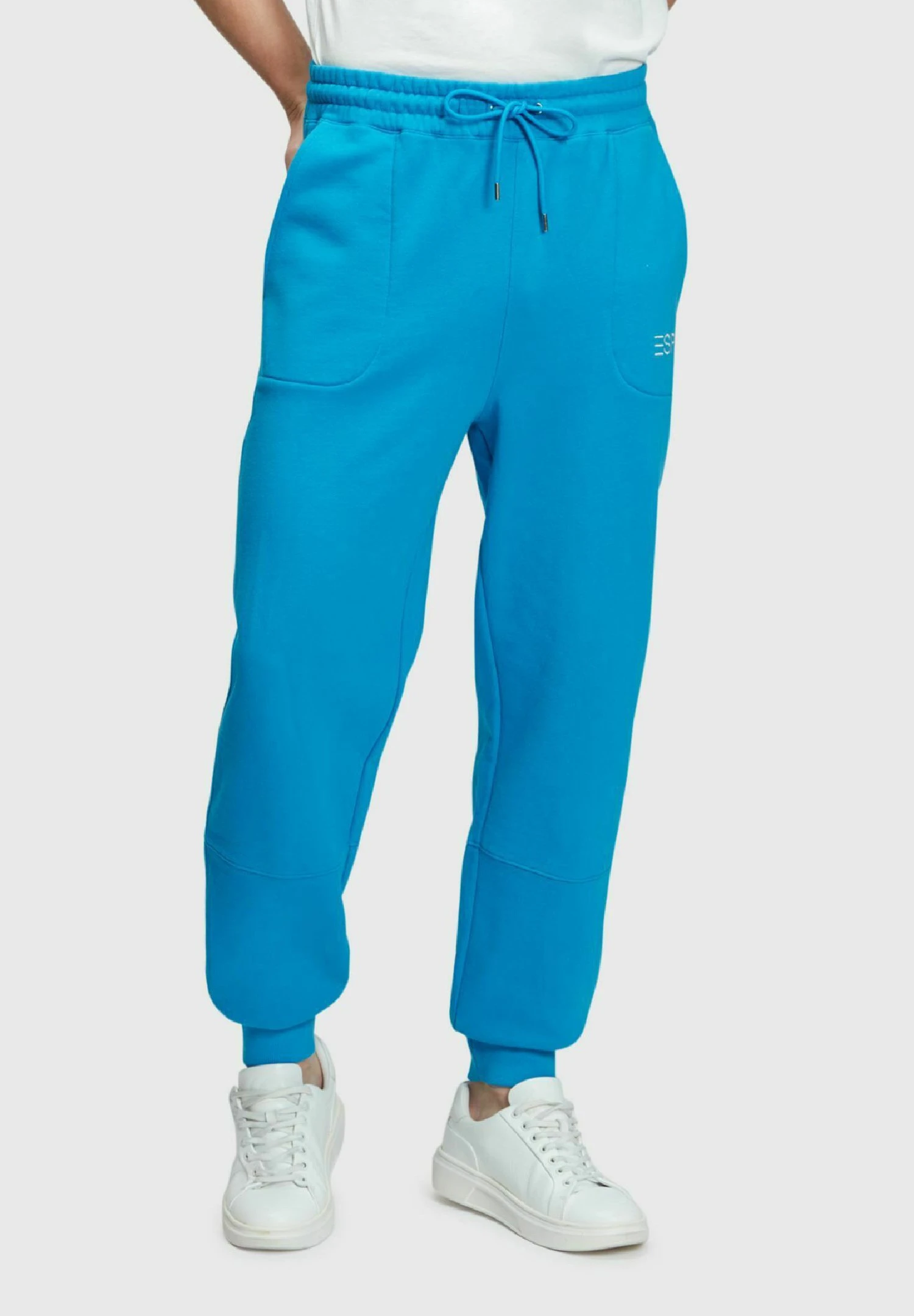 ESPRIT Colourblock - Trainingsbroek - Bright Blue 1 ESPRIT Colourblock - Trainingsbroek - Bright Blue