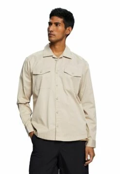 ESPRIT Mit Zwei Brusttaschen - Overhemd - Light Taupe