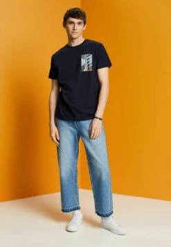 Edc By Esprit T-Shirt Print - Navy -ESPRIT Winkel 81ae67552350405f827dc2e74b5d0090