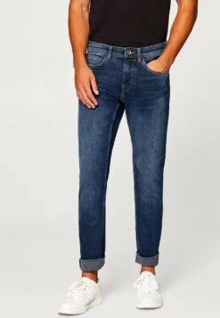 ESPRIT Dynamic - Straight Leg Jeans - Dark Blue