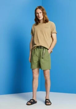 ESPRIT Mit Integriertem Gürtel - Shorts - Olive -ESPRIT Winkel 8451c6d1172b473aabc8ec1f78164a9e