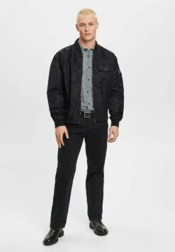 ESPRIT Schmal GeschnittenesMit Allover Dessin - Overhemd - Dark Teal Green -ESPRIT Winkel 860fcb9687ff4909bbc76fa846f374b6