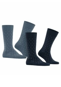 ESPRIT Fine Dot 2-Pack With Pattern - Sokken - Dark Blue -ESPRIT Winkel 9018d725bd8a4ee4bd4b0b02bb5d3e85