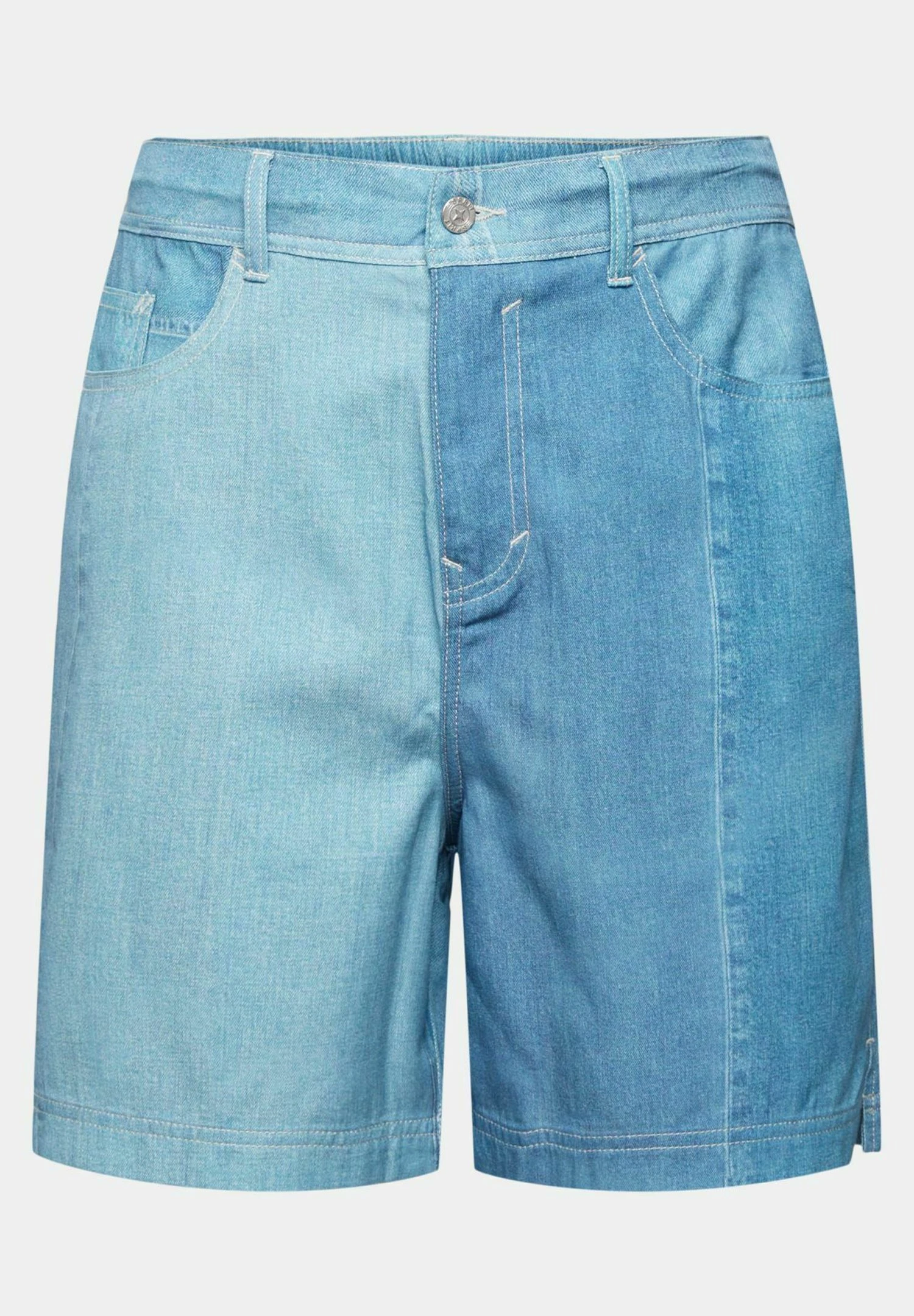 ESPRIT Mit Allover Print - Jeansshort - Blue Medium Wash 8 ESPRIT Mit Allover Print - Jeansshort - Blue Medium Wash - Afbeelding 8