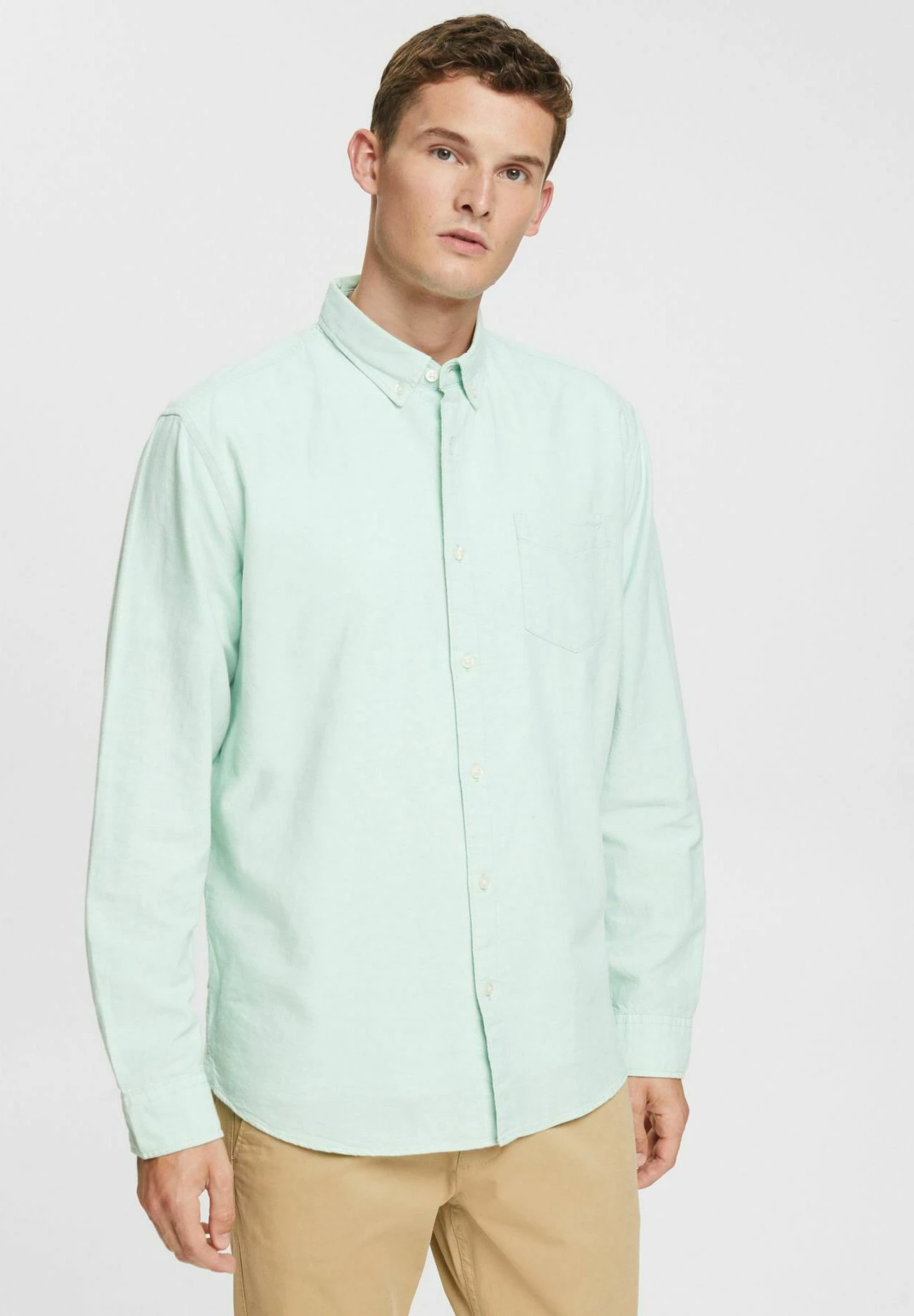ESPRIT N Sus Oxf - Overhemd - Pastel Green 1 ESPRIT N Sus Oxf - Overhemd - Pastel Green
