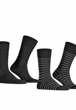 ESPRIT Fine Stripe 2-Pack With Pattern - Sokken - Black -ESPRIT Winkel 9c1ee6ba6a714b5c9e9fb807657d1593