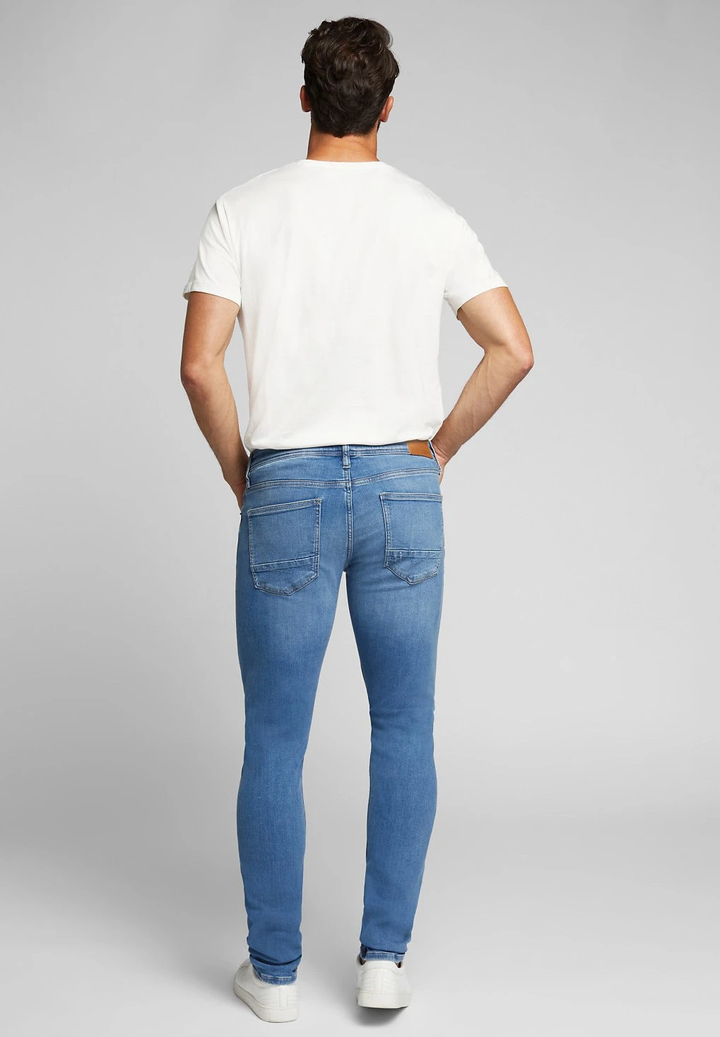 ESPRIT Slim Fit Jeans - Blue Light Washed 3 ESPRIT Slim Fit Jeans - Blue Light Washed - Afbeelding 3