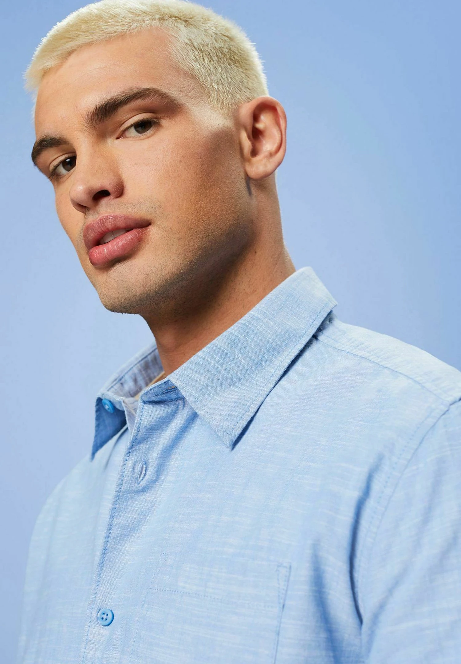 ESPRIT 043Cc2F307 - Overhemd - Light Blue 6 ESPRIT 043Cc2F307 - Overhemd - Light Blue - Afbeelding 6