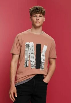 ESPRIT T-Shirt Print - Dark Old Pink -ESPRIT Winkel a52468d5b6ad4185ac12ec66fd2b2269