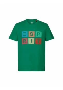 ESPRIT Mit Logo - T-Shirt Print - Dark Green -ESPRIT Winkel a644128f08c74df2af94e83a55a092cc