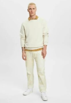 ESPRIT Gemusterte Mit Geradem Bein - Broek - Beige -ESPRIT Winkel a8353fc96aae43898c856147c9f89d51