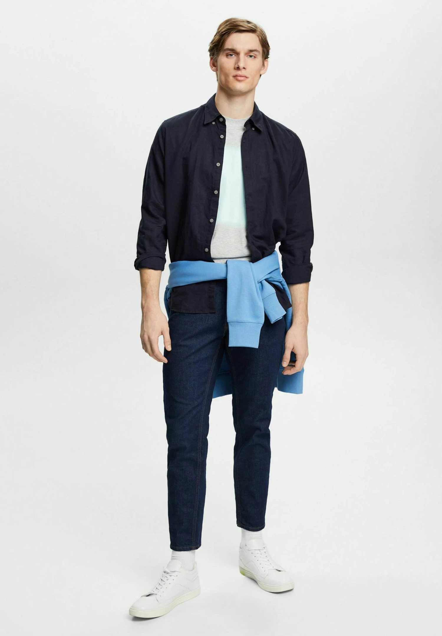 Edc By Esprit Mit Print - T-Shirt Print - Light Grey New 2 Edc By Esprit Mit Print - T-Shirt Print - Light Grey New - Afbeelding 2