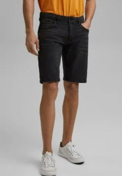 Edc By Esprit Jeansshort - Black Dark Washed