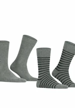 ESPRIT Fine Stripe 2-Pack With Pattern - Sokken - Light Grey -ESPRIT Winkel b9a447e2f34d4174b168acadb1e7e87b