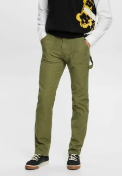 ESPRIT Baumwoll Im Stil - Broek - Olive