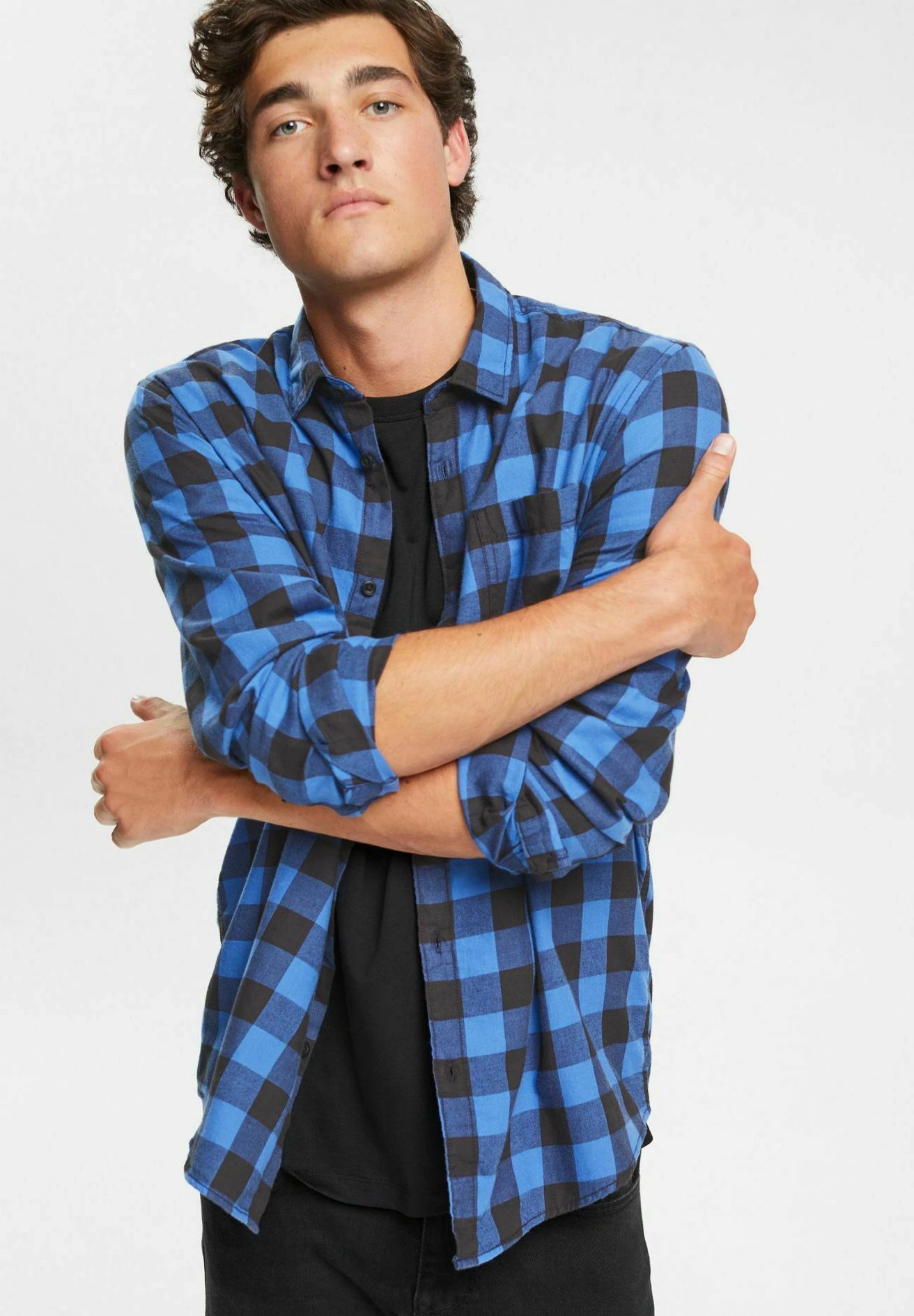 Edc By Esprit Regular Fit - Overhemd - Blue 4 Edc By Esprit Regular Fit - Overhemd - Blue - Afbeelding 4