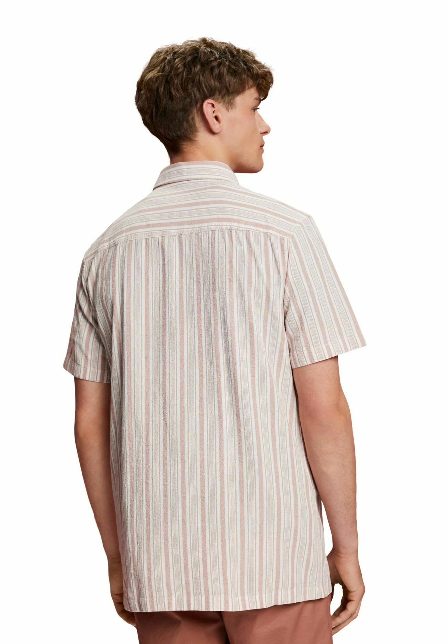 Edc By Esprit Kurzärmeliges- Overhemd - Dark Old Pink 2 Edc By Esprit Kurzärmeliges- Overhemd - Dark Old Pink - Afbeelding 2