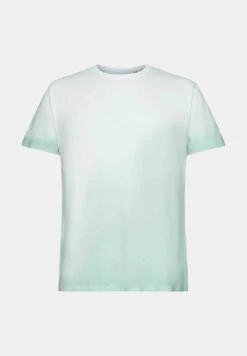 Edc By Esprit Zweifarbig Blass Gefärbtes - T-Shirt Print - Light Aqua Green -ESPRIT Winkel cb8a665f5c864fe6bc0823d25bbf3444