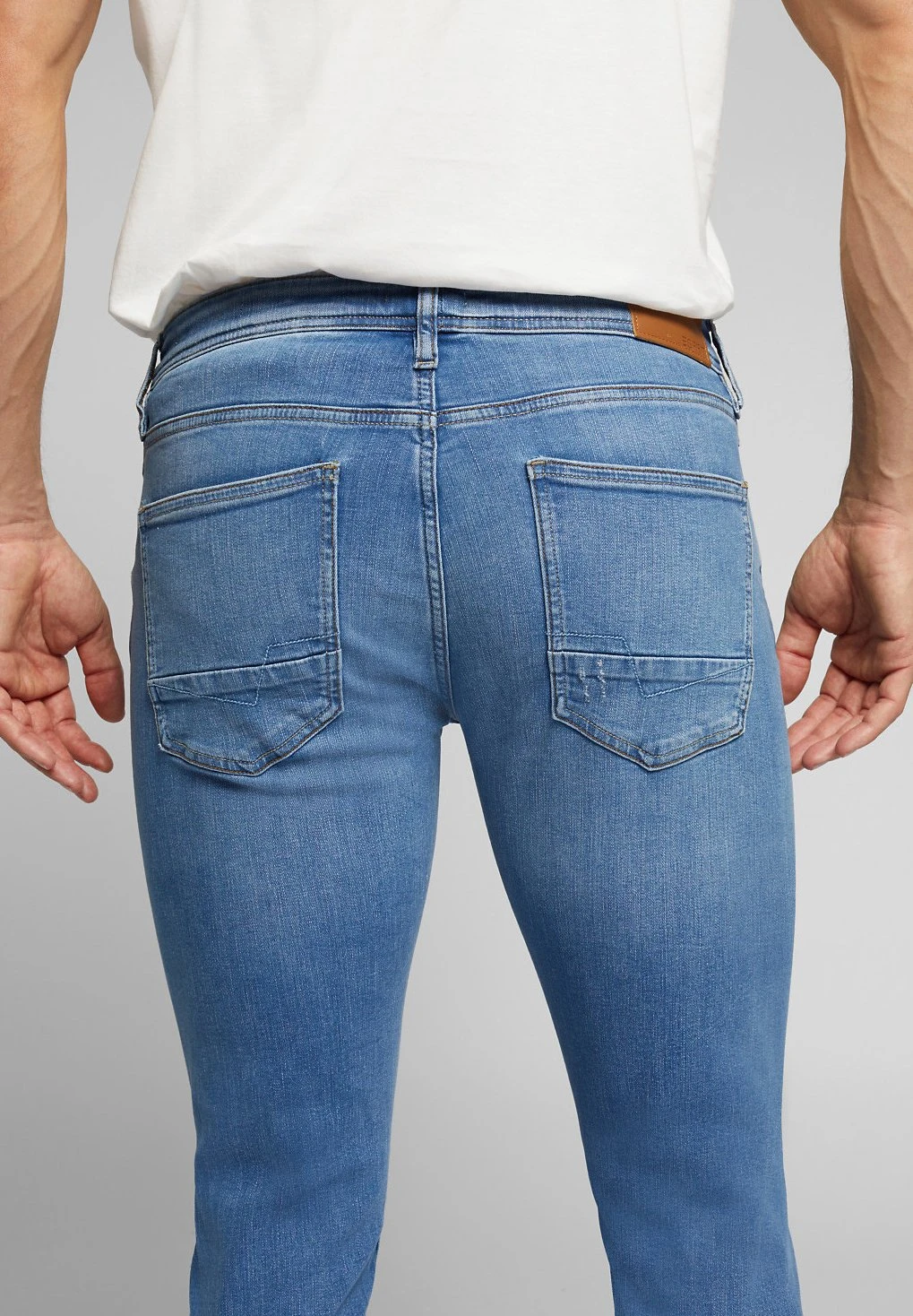 ESPRIT Slim Fit Jeans - Blue Light Washed 5 ESPRIT Slim Fit Jeans - Blue Light Washed - Afbeelding 5