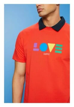 ESPRIT Mit Geometrischem Love-Print - T-Shirt Print - Orange Red 17 ESPRIT Mit Geometrischem Love-Print - T-Shirt Print - Orange Red -ESPRIT Winkel cd8a1daf19194549ba9b3d09e5940a04