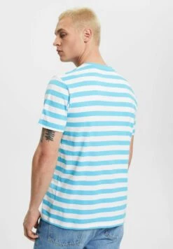 ESPRIT Gestreiftes - T-Shirt Print - Turquoise -ESPRIT Winkel d549f47174044480bf75c811d2bafbed