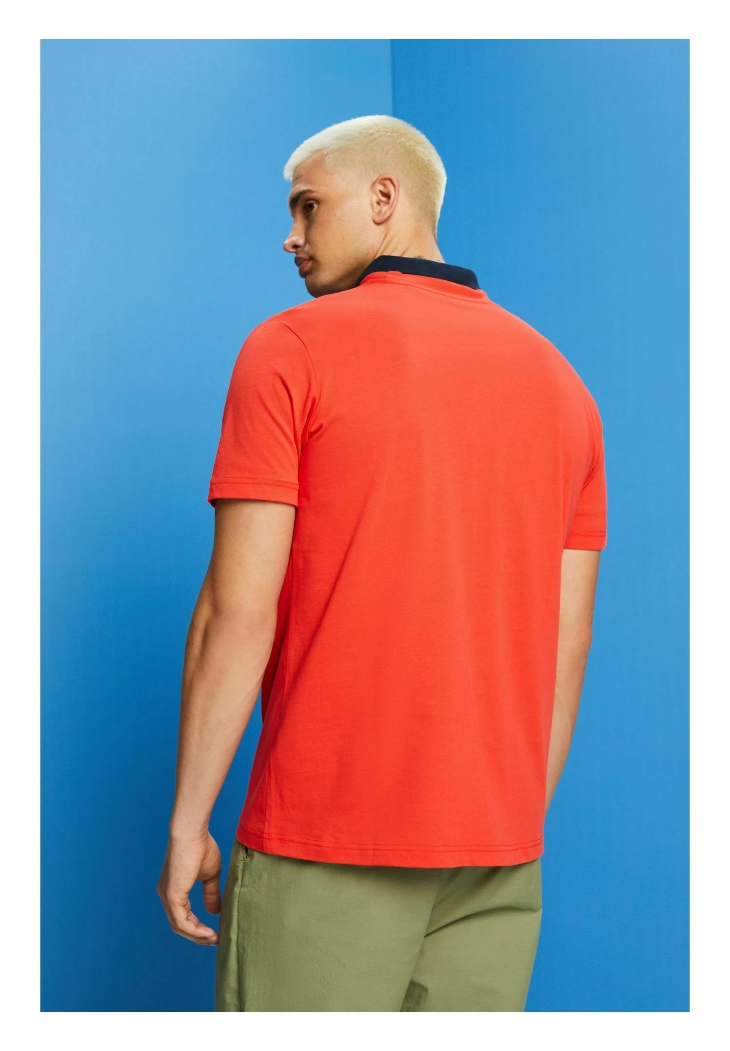 ESPRIT Mit Geometrischem Love-Print - T-Shirt Print - Orange Red 5 ESPRIT Mit Geometrischem Love-Print - T-Shirt Print - Orange Red - Afbeelding 5