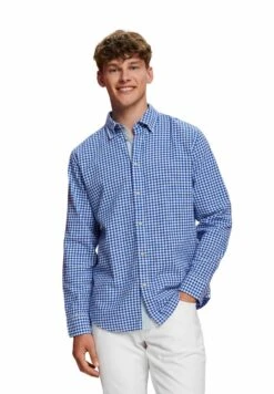 Edc By Esprit Button Down Mit Vichy Muster - Overhemd - Ink