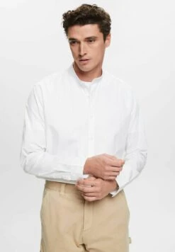 Edc By Esprit Mit Stehkragen - Overhemd - White
