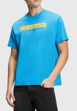 ESPRIT MitLogo-Aufnäher - T-Shirt Print - Turquoise