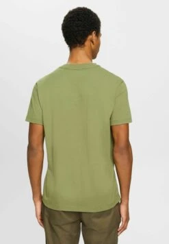 ESPRIT Mit Logo Print - T-Shirt Basic - Olive -ESPRIT Winkel e19d752d13b84825b9e053bfbf58545b