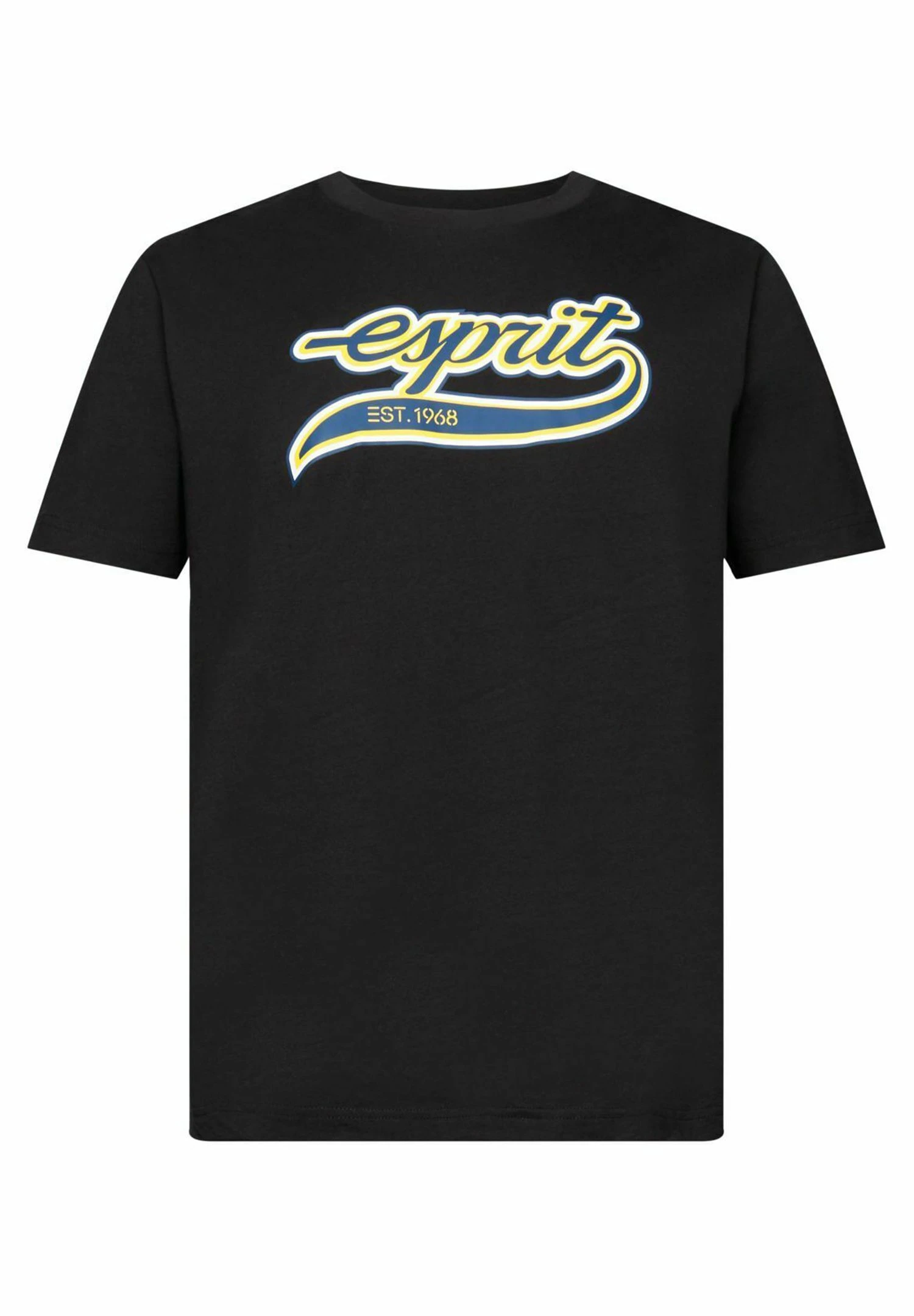 ESPRIT Mit Retro-Logo - T-Shirt Print - Black 5 ESPRIT Mit Retro-Logo - T-Shirt Print - Black - Afbeelding 5