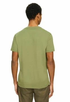 ESPRIT Mit Logo Print - T-Shirt Basic - Olive -ESPRIT Winkel e4a5d9727c7e428cb86d578648003430