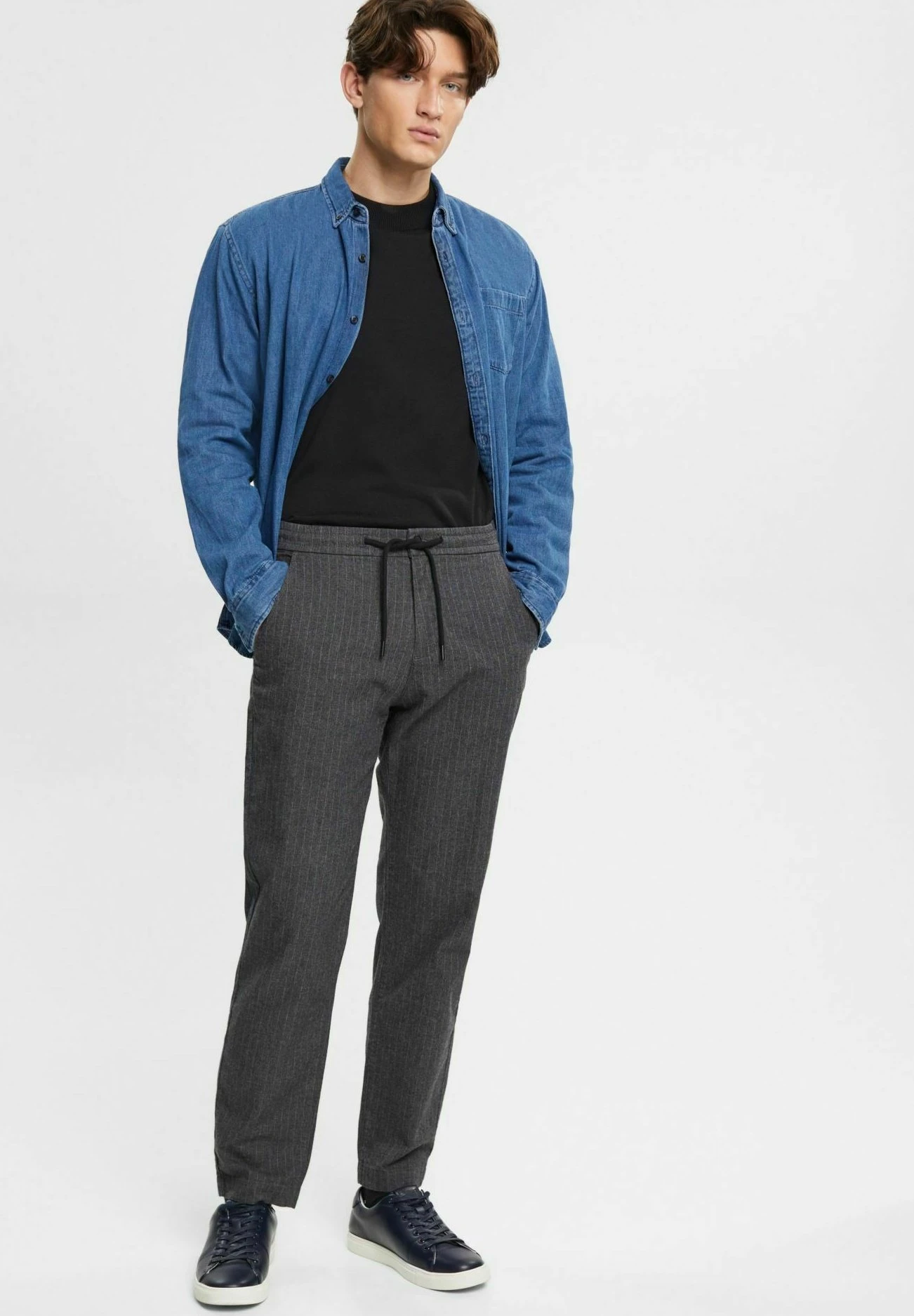 ESPRIT Mit Kordelzugbund - Broek - Medium Grey 2 ESPRIT Mit Kordelzugbund - Broek - Medium Grey - Afbeelding 2