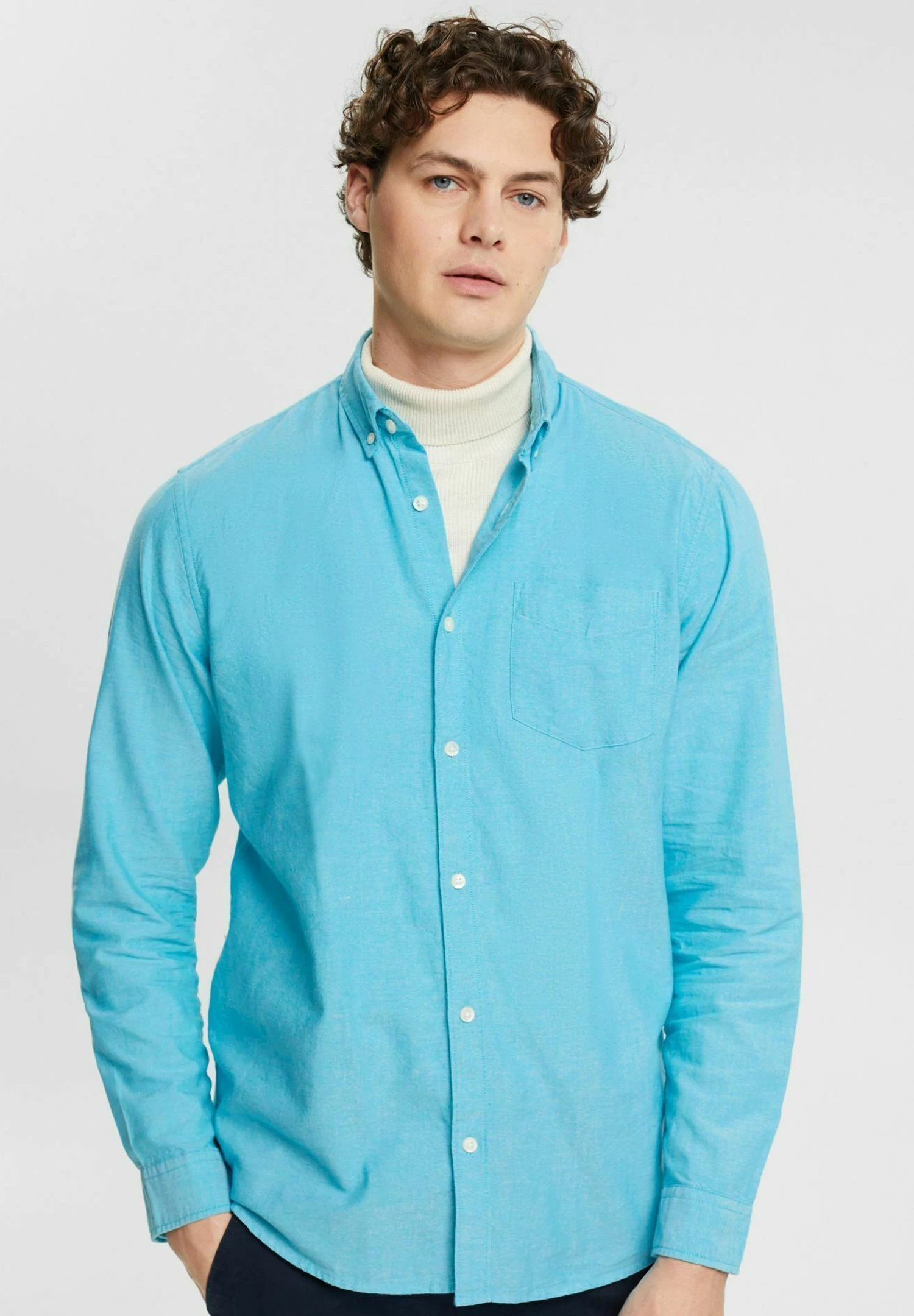 ESPRIT N Sus Oxf - Overhemd - Aqua Green 1 ESPRIT N Sus Oxf - Overhemd - Aqua Green