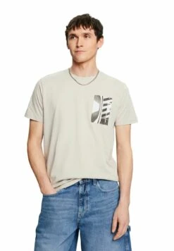 Edc By Esprit T-Shirt Print - Light Grey New