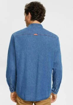 Edc By Esprit Regular Fit - Overhemd - Blue Medium Washed -ESPRIT Winkel e8af972f65d54c88bedac6eaf573376a