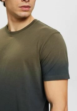 Edc By Esprit Zweifarbig Blass Gefärbtes - T-Shirt Print - Khaki Green -ESPRIT Winkel eaac1e531bbf4ed8b8bd008b926be7de