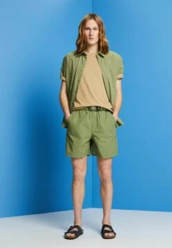 ESPRIT Mit Integriertem Gürtel - Shorts - Olive -ESPRIT Winkel ef636555aae34ac1b5627058d3ef230b