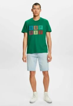 ESPRIT Mit Logo - T-Shirt Print - Dark Green -ESPRIT Winkel f1d6226fd2474d59887bf625a057f28a
