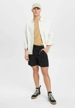 Edc By Esprit Leichte Washed Look - Shorts - Black -ESPRIT Winkel f8102831ec5741e789b71efe58273dbc