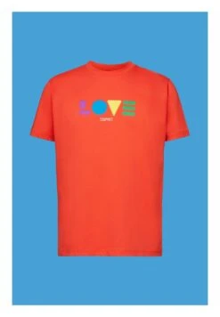 ESPRIT Mit Geometrischem Love-Print - T-Shirt Print - Orange Red 19 ESPRIT Mit Geometrischem Love-Print - T-Shirt Print - Orange Red -ESPRIT Winkel f87849e63a3c4a228710a2ef60637358