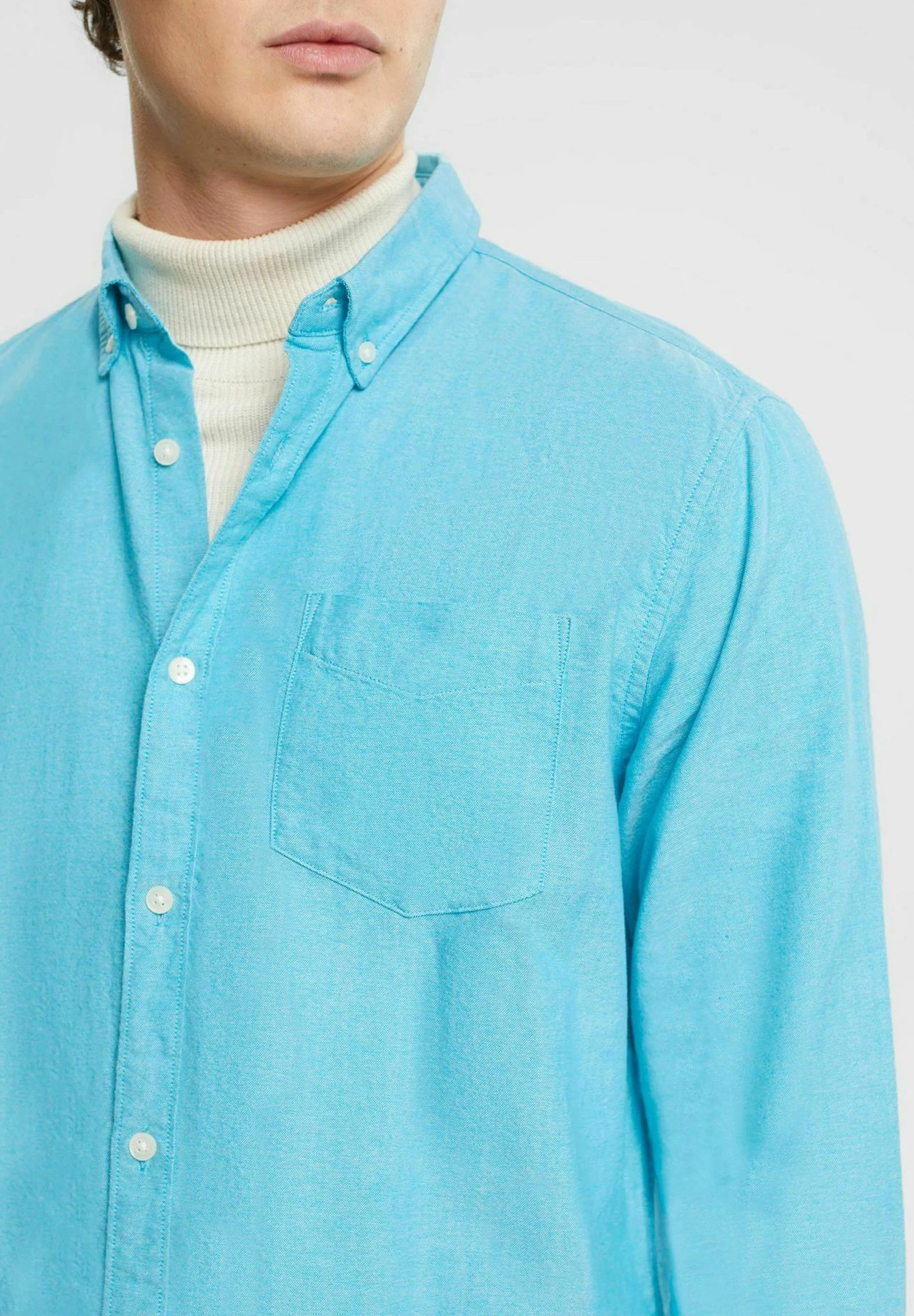 ESPRIT N Sus Oxf - Overhemd - Aqua Green 6 ESPRIT N Sus Oxf - Overhemd - Aqua Green - Afbeelding 6