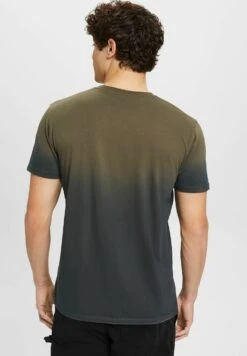 Edc By Esprit Zweifarbig Blass Gefärbtes - T-Shirt Print - Khaki Green -ESPRIT Winkel fe6fb871d5714c53ab0efdadd84ec07f