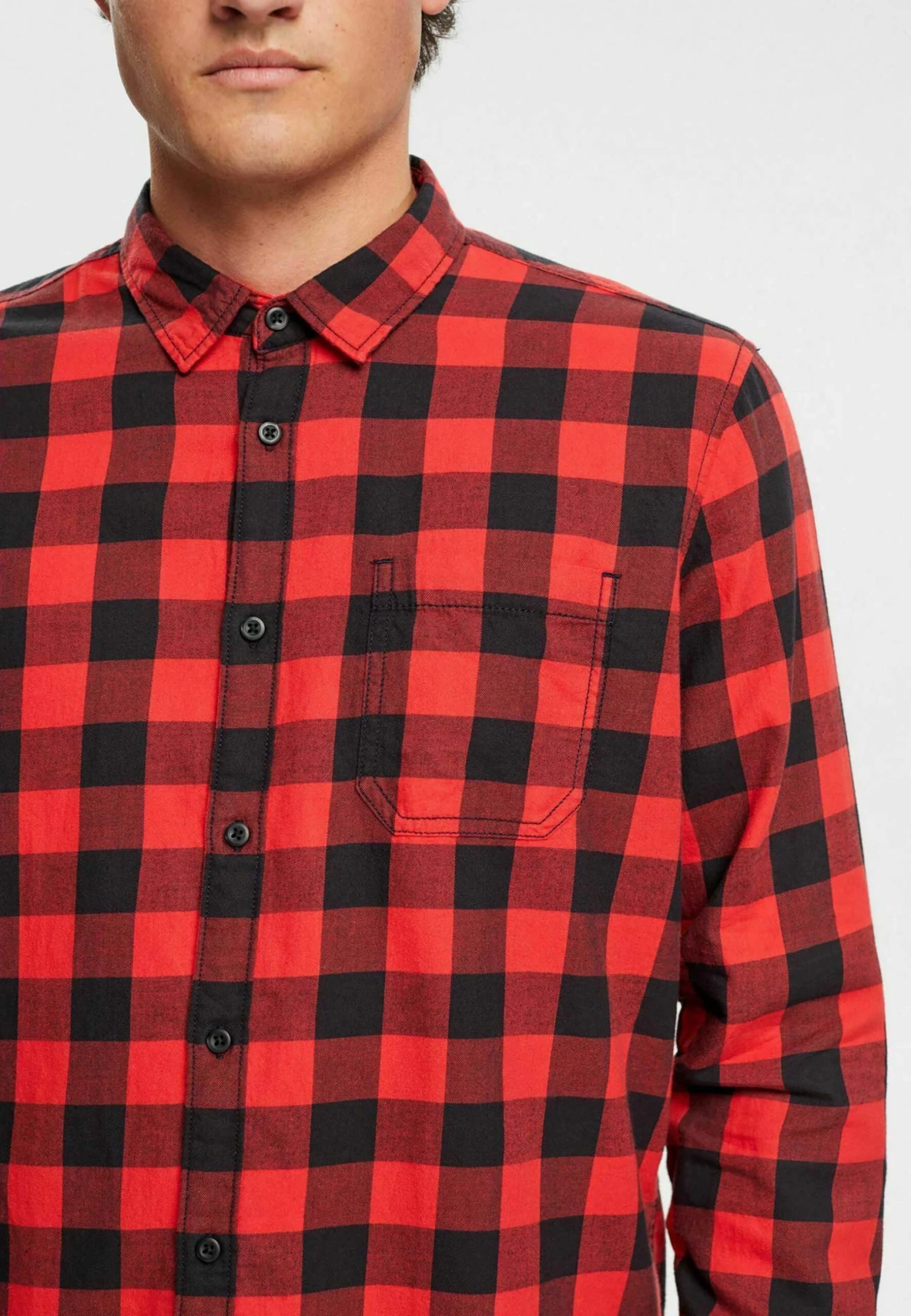 Edc By Esprit Regular Fit - Overhemd - Red 4 Edc By Esprit Regular Fit - Overhemd - Red - Afbeelding 4